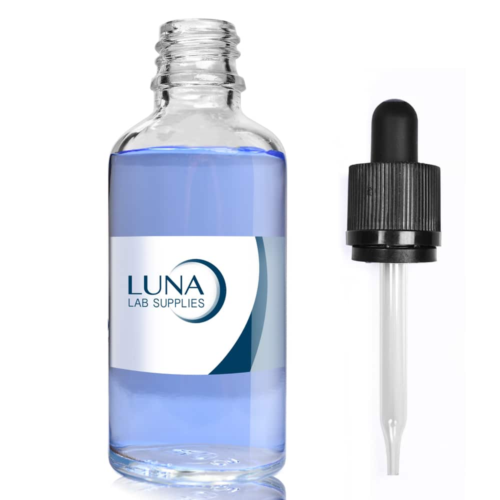 50ml Clear Glass Dropper Bottle & CRC Glass Pipette With Wiper