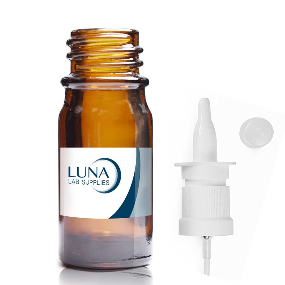 5ml Amber Glass Dropper Bottle & Nasal Spray