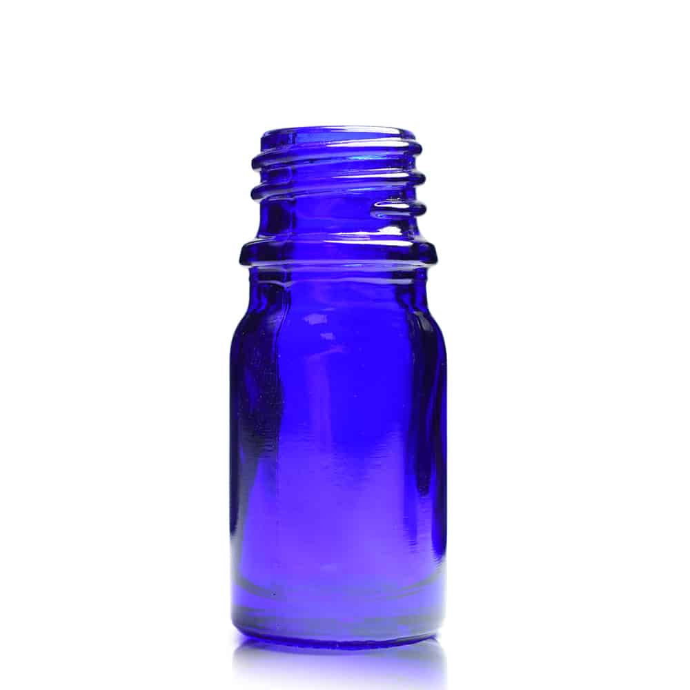 5ml Blue Glass Dropper Bottle (No Cap)