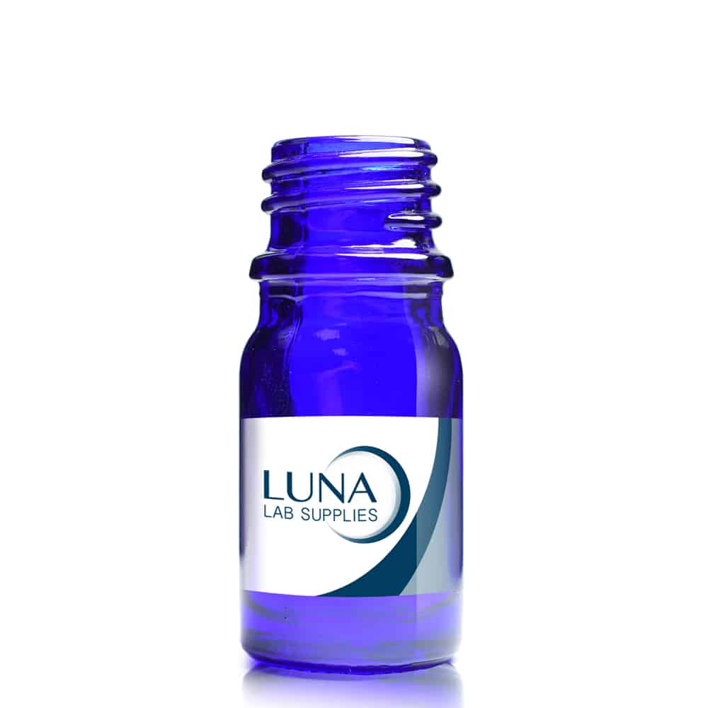 5ml Blue Glass Dropper Bottle