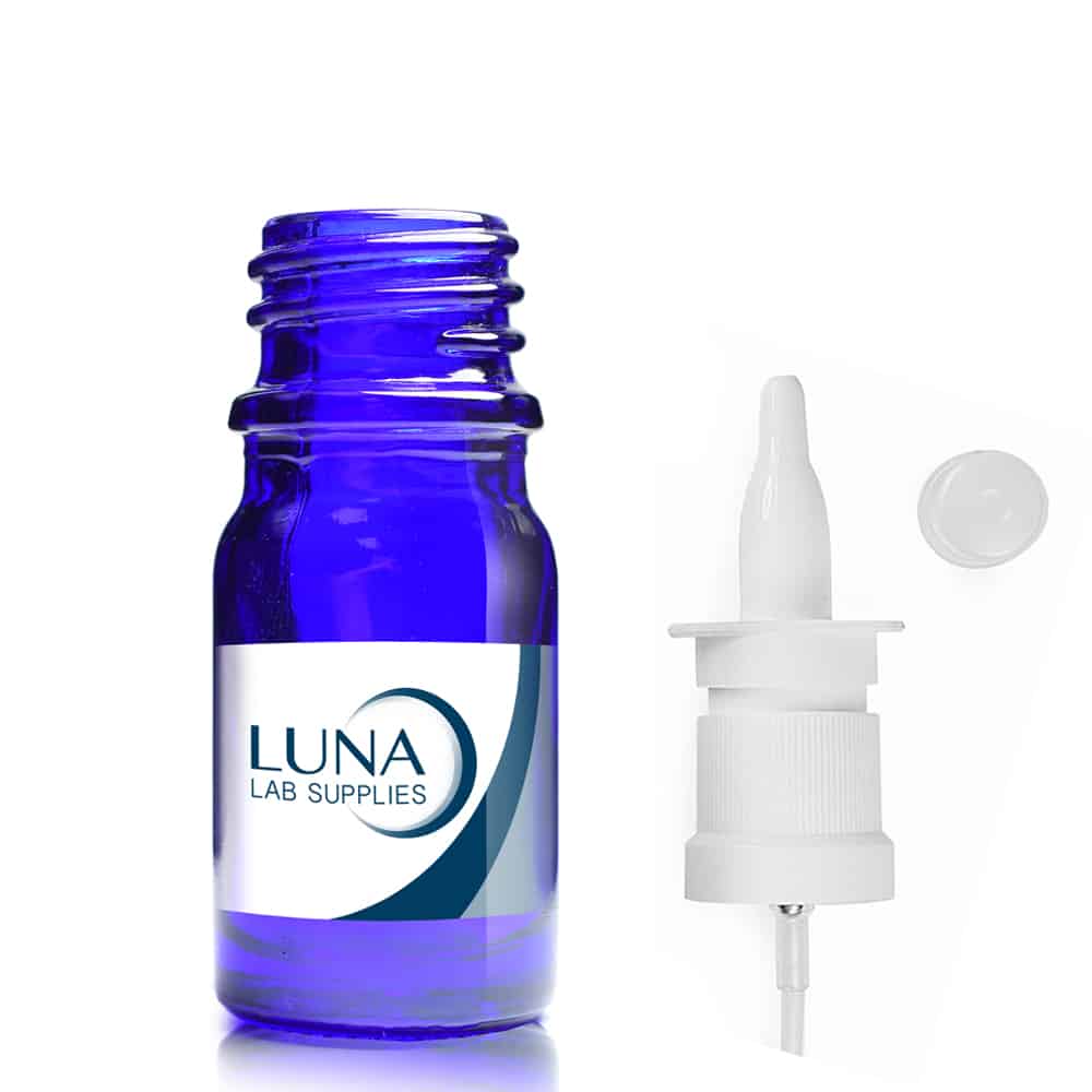 5ml Blue Glass Dropper Bottle & Nasal Spray