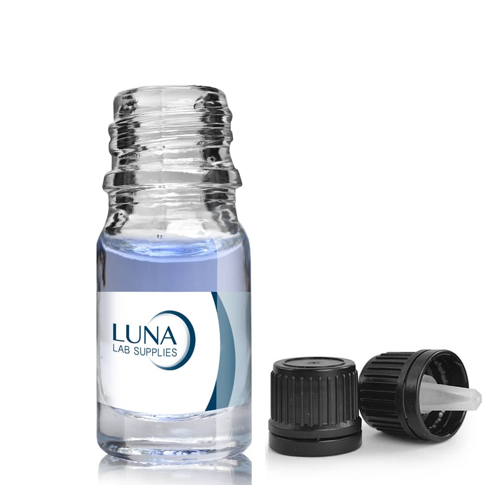 5ml Clear Glass Dropper Bottle with dropper cap