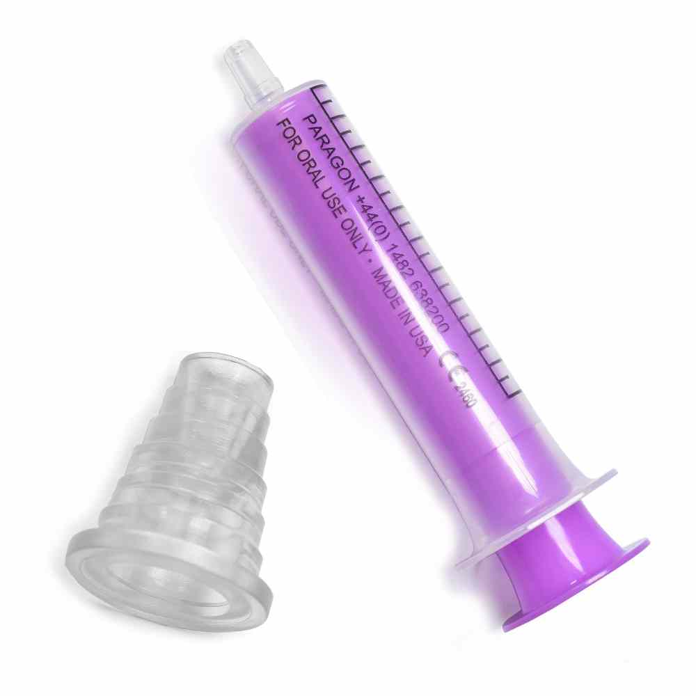 10ml Plastic Syringe, Adaptor and Instruction Card