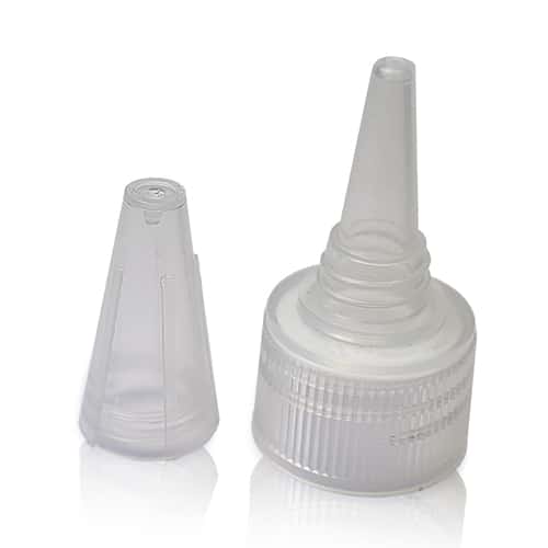100ml White HDPE Round Plastic Bottle & 20mm Spout Cap - Image 8