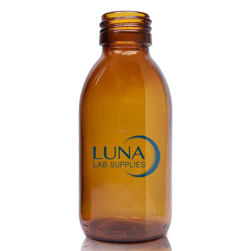 125ml Amber Glass Sirop Bottle (No Cap)
