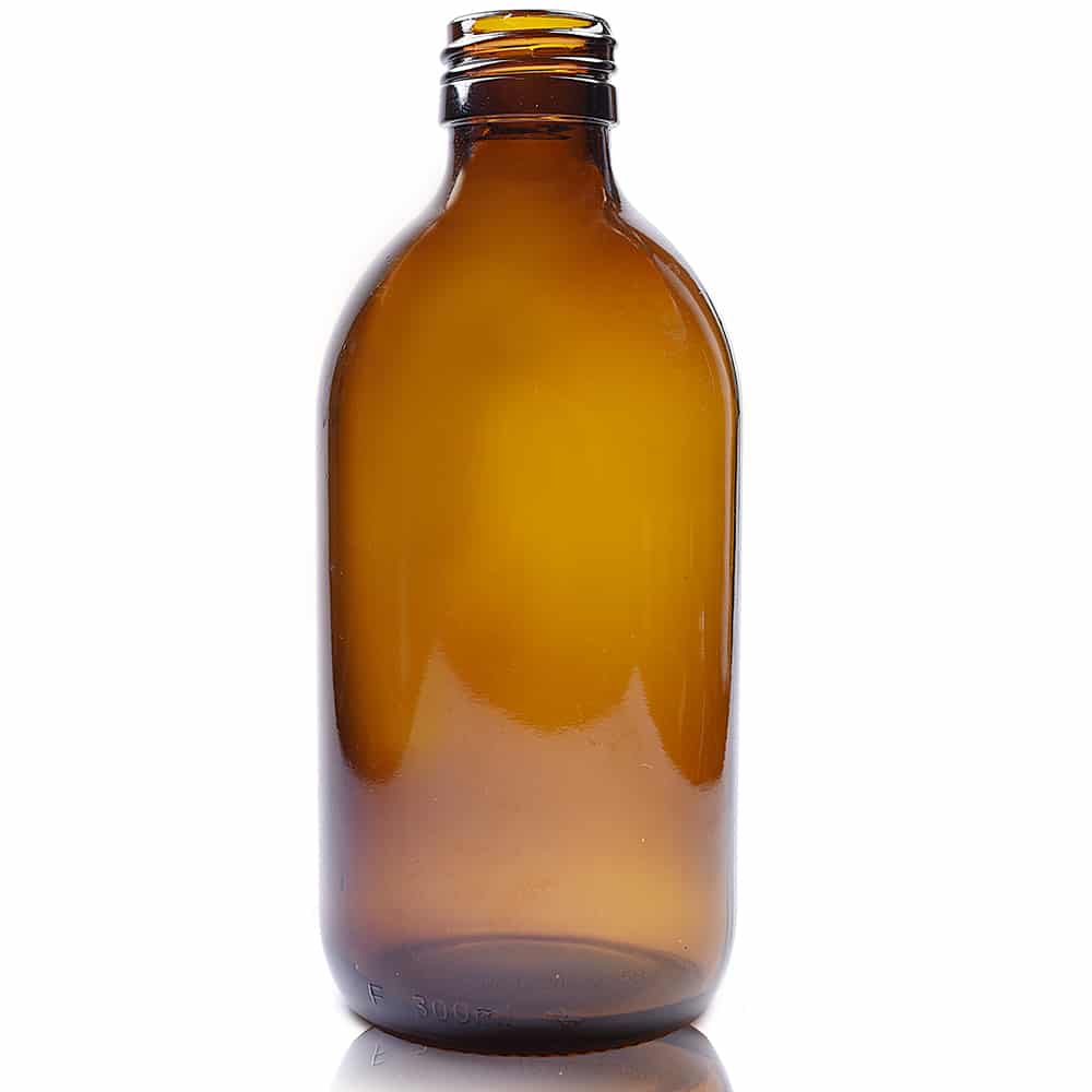 300ml Amber Glass Sirop Bottle