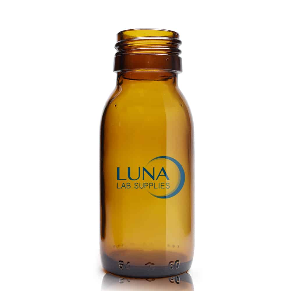 60ml Amber Glass Sirop Bottle (No Cap)