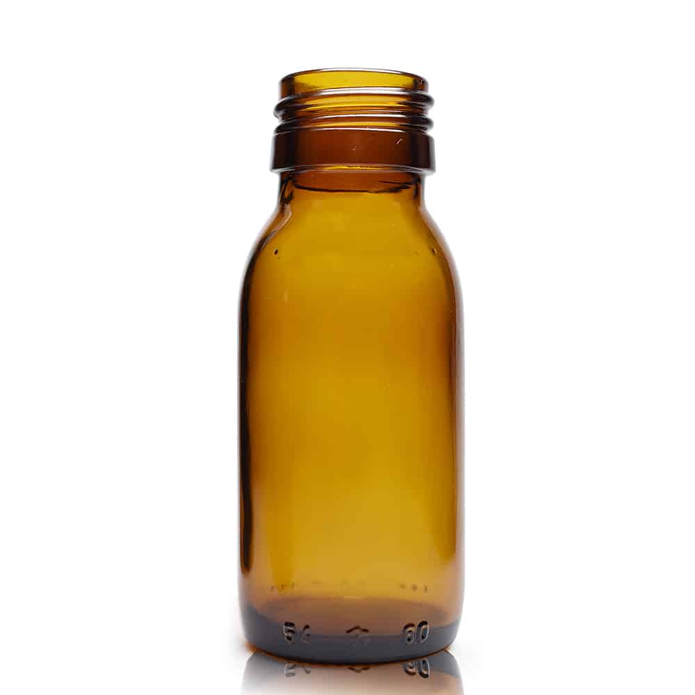 60ml Amber Glass Sirop Bottle