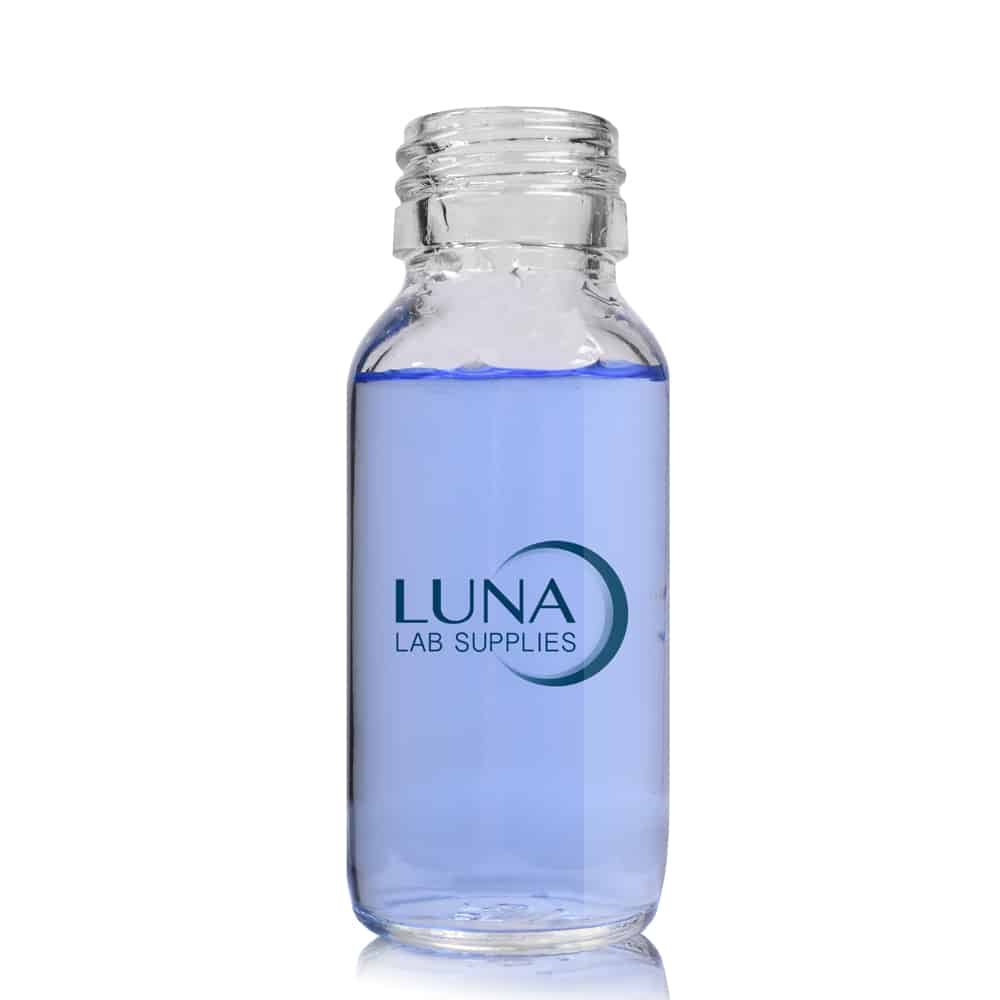 60ml Clear Glass Sirop Bottle (No Cap)