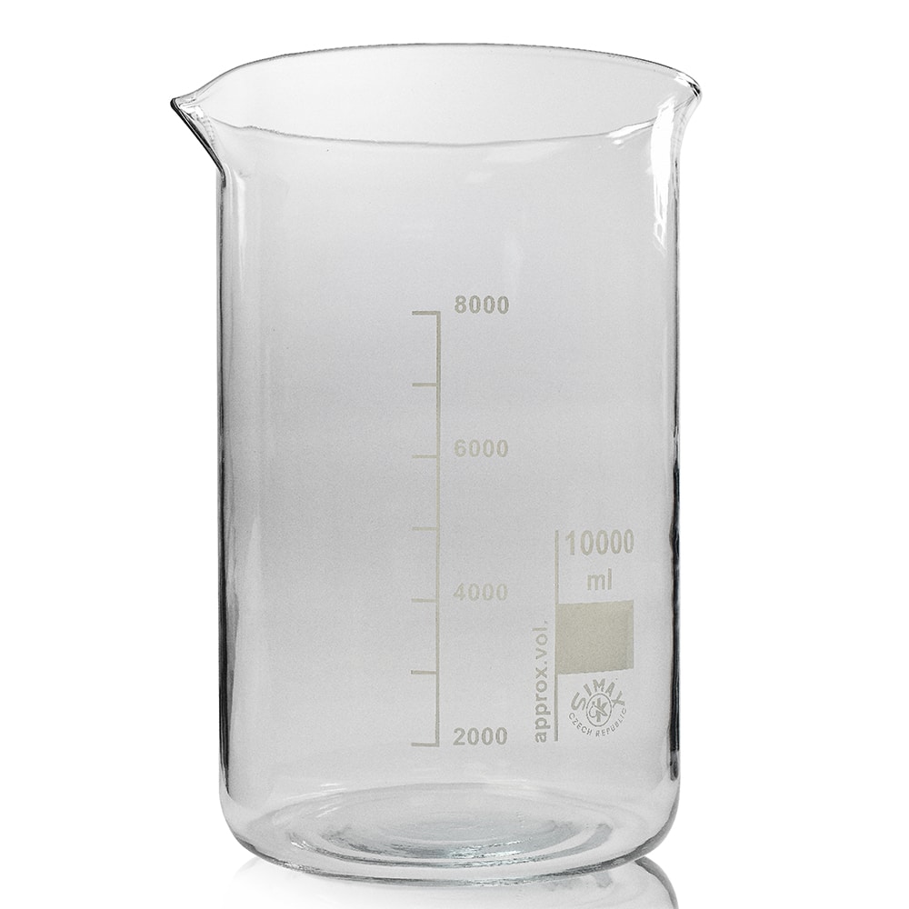 10000ml Low Form Borosilicate Glass Beaker
