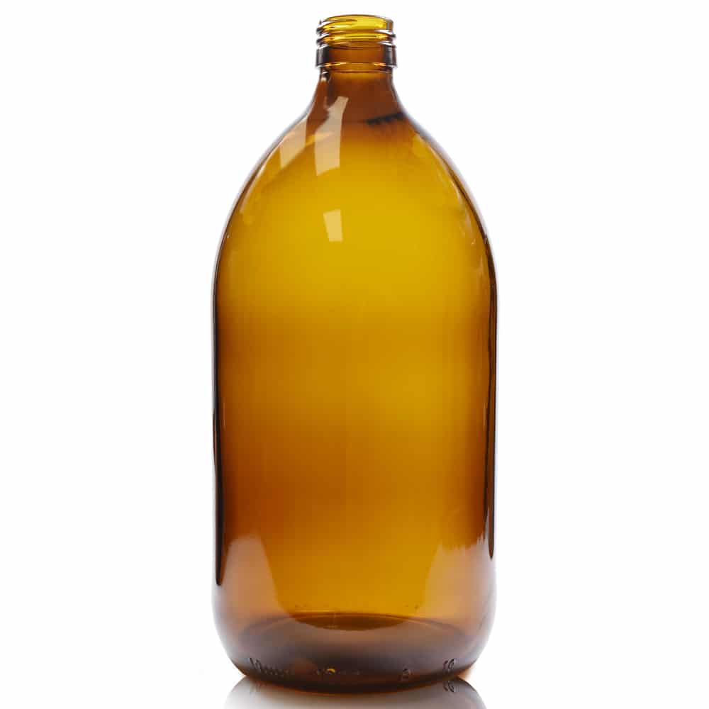 1000ml Amber glass Sirop bottle