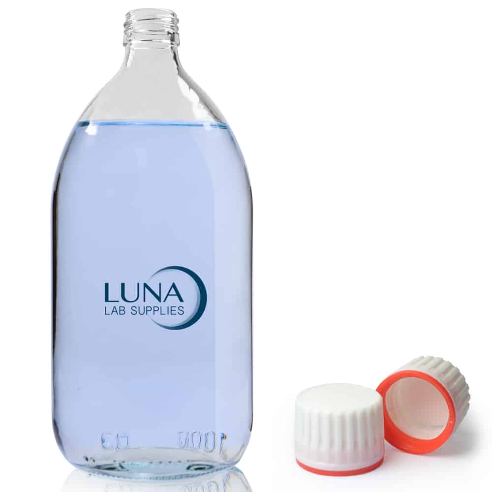 1000ml Clear sirop bottle with tamper evident screw cap