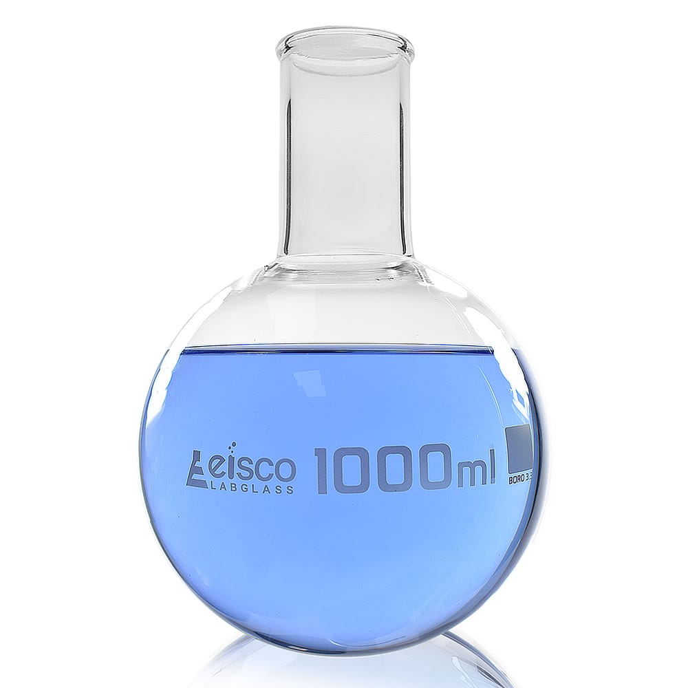 1000ml Round Bottom Borosilicate Glass Boiling Flask
