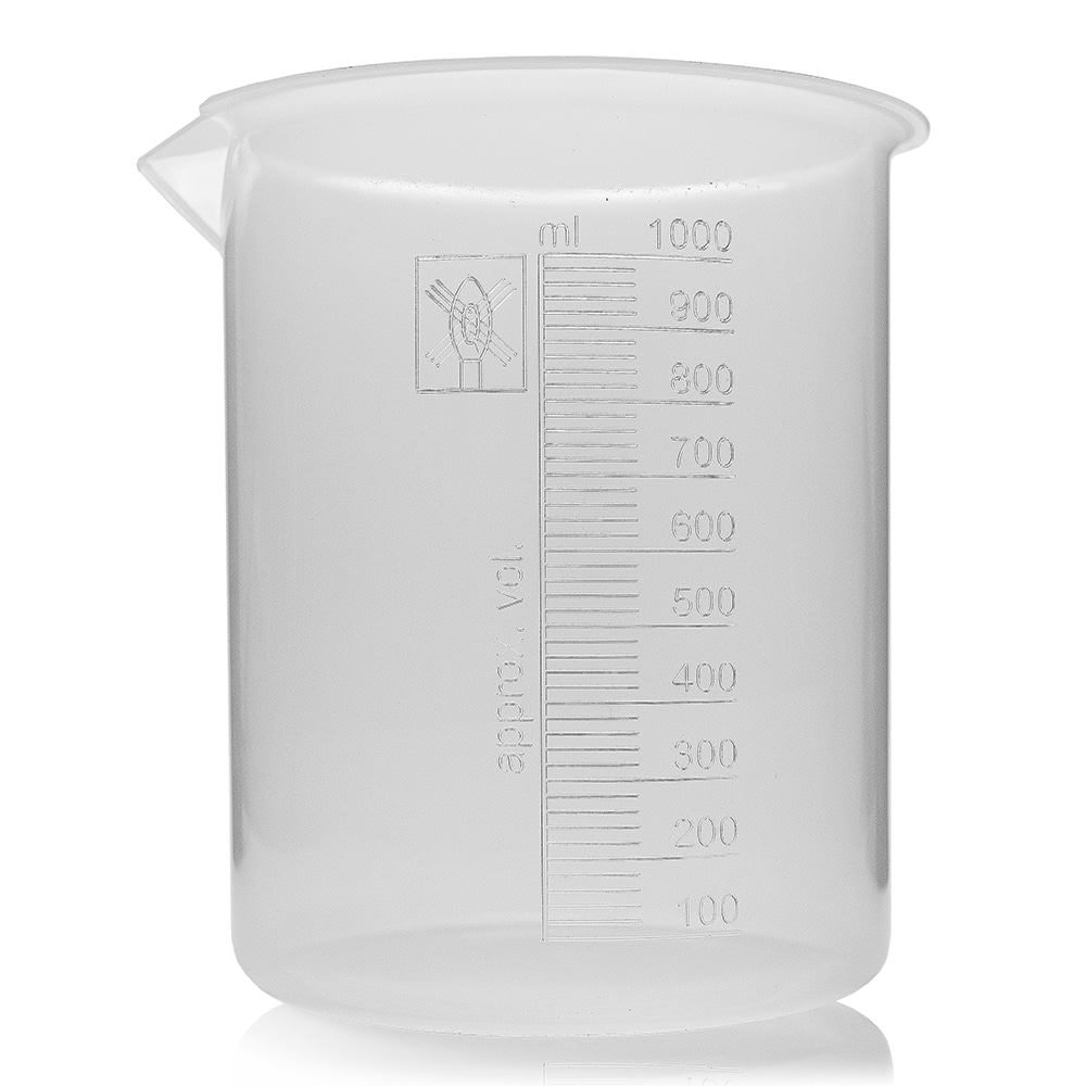 1000ml Low Form Astiks Polypropylene Beaker