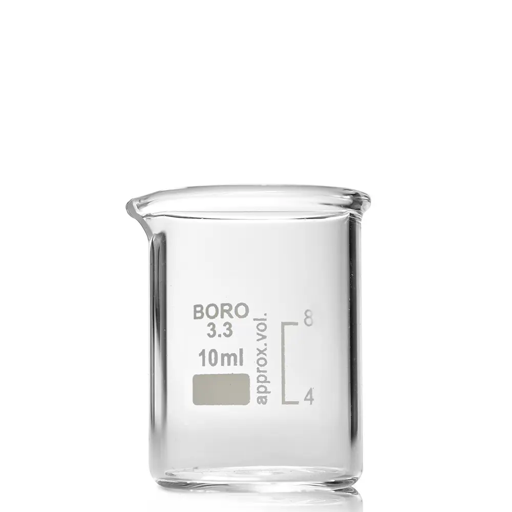 10ml Low Form Borosilicate Glass Beaker