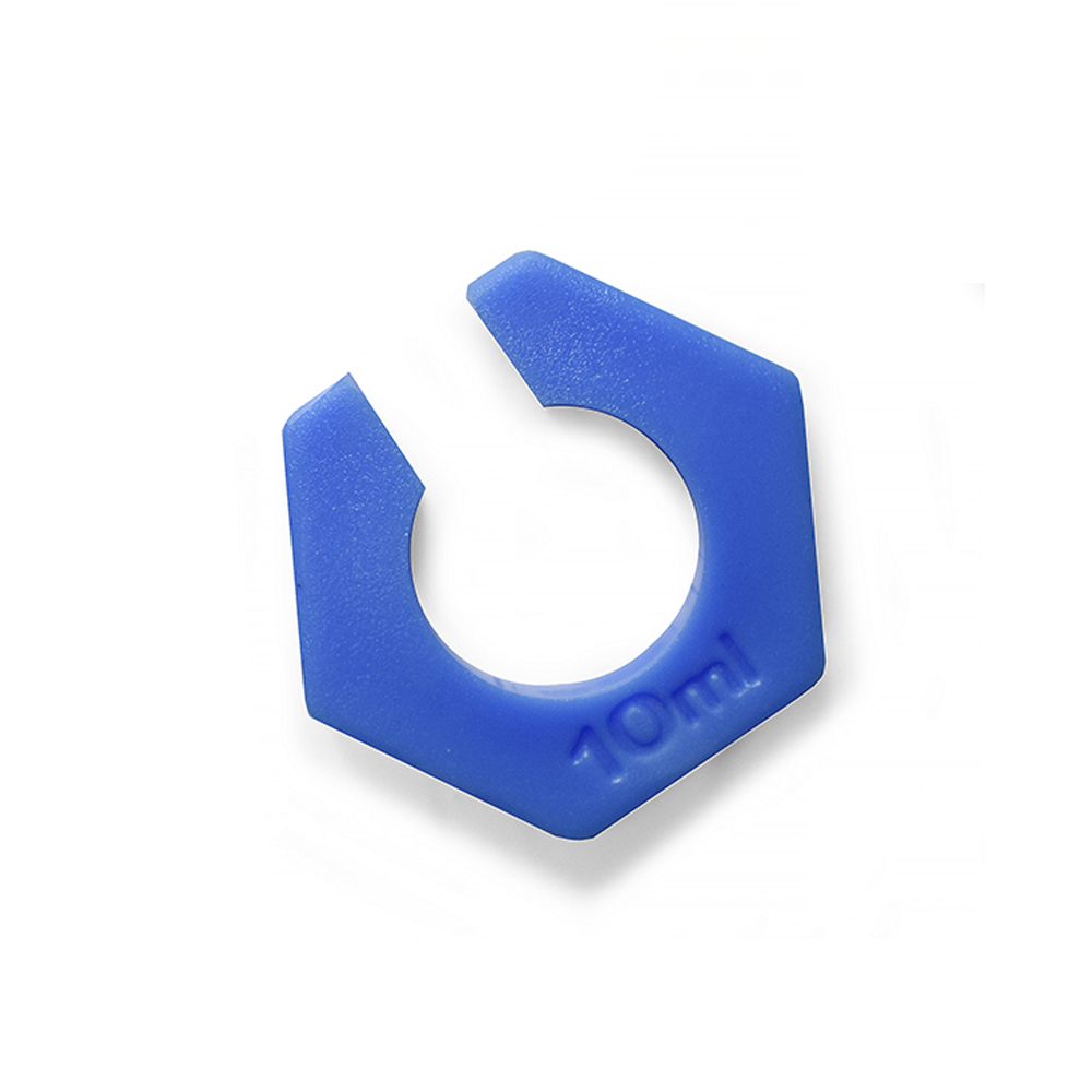 10ml Blue PP Hex Cylinder Protector