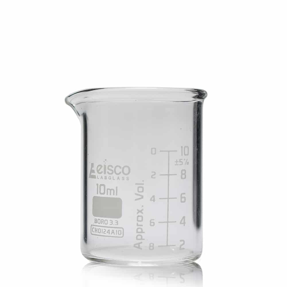 10ml glass becker