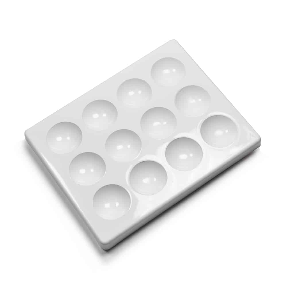 12-Well Polypropylene Spotting Tile