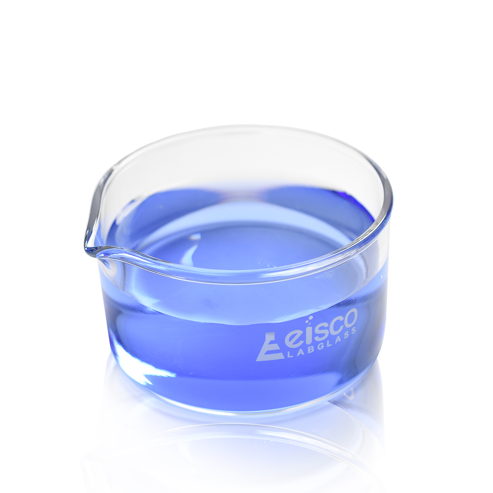 150ml Borosilicate Glass Crystallising Dish with Spout