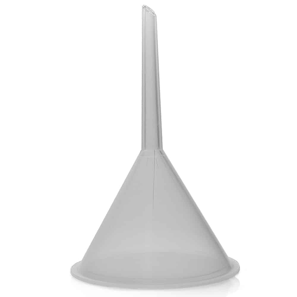 150mm Short Stem Polypropylene Filter Funnel