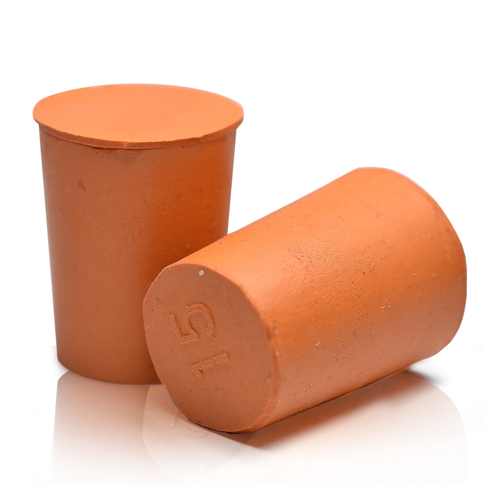 Eisco Size D Solid Rubber Stopper