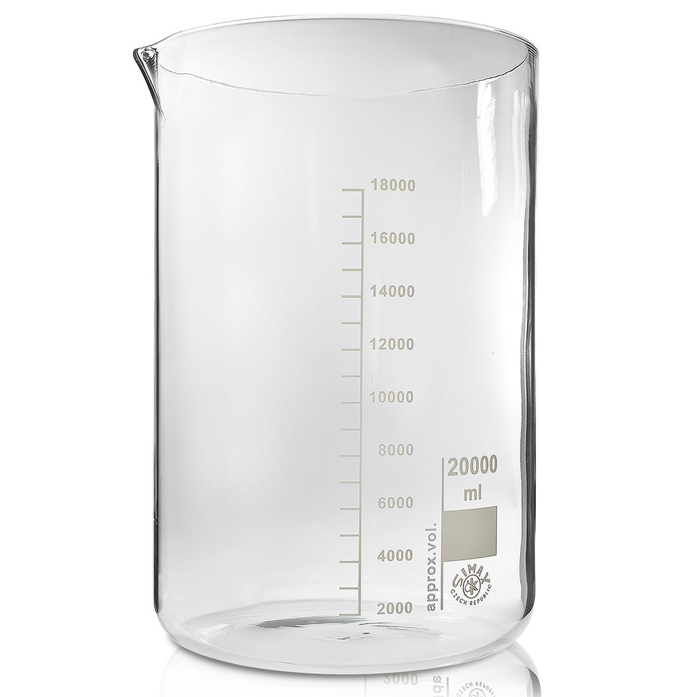 20000ml Low Form Borosilicate Glass Beaker