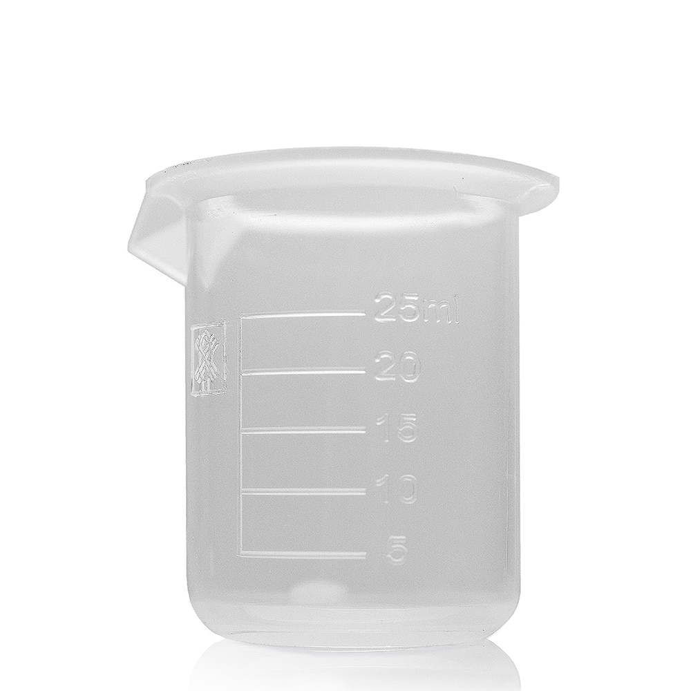 25ml Astiks Low Form Polypropylene Beaker