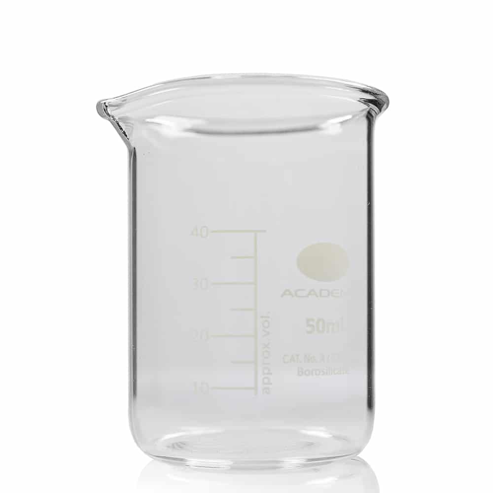 50ml Low Form Academy Borosilicate Glass Beaker
