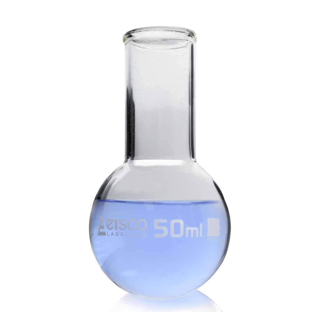 50ml Globe Flask filled