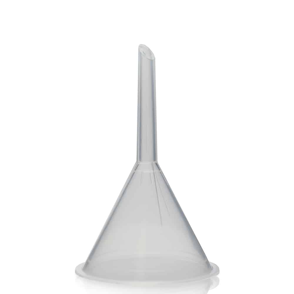 50mm Short Stem Polypropylene Filter Funnel