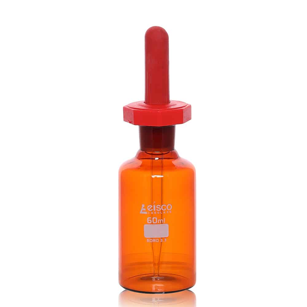 60ml Borosilicate Glass Amber Dropper Bottle