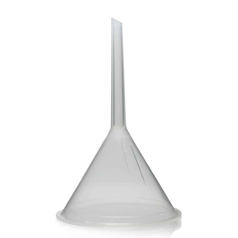 62mm Short Stem Polypropylene Filter Funnel