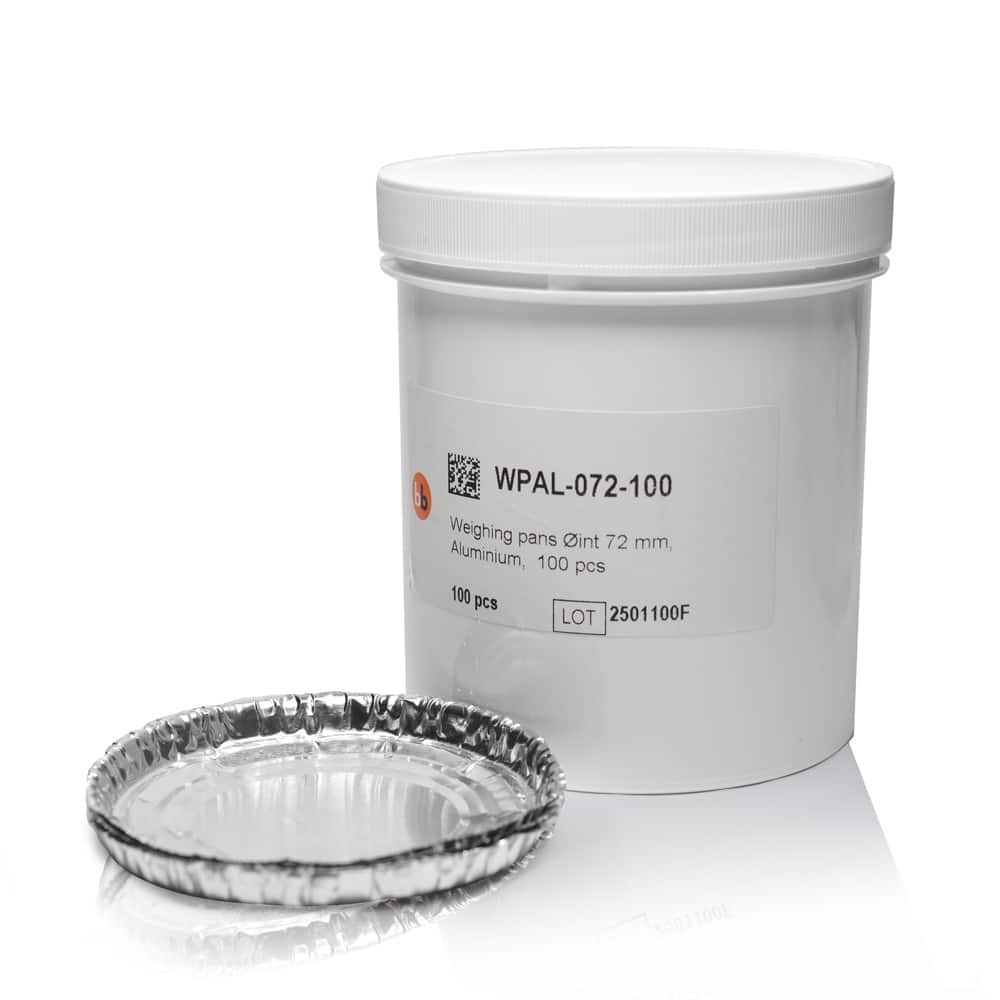 72mm Aluminium Weighing Pans (WPAL-072-100)