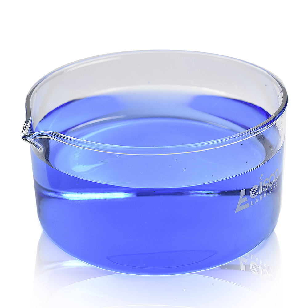 900ml Borosilicate Glass Crystallising Dish with Spout
