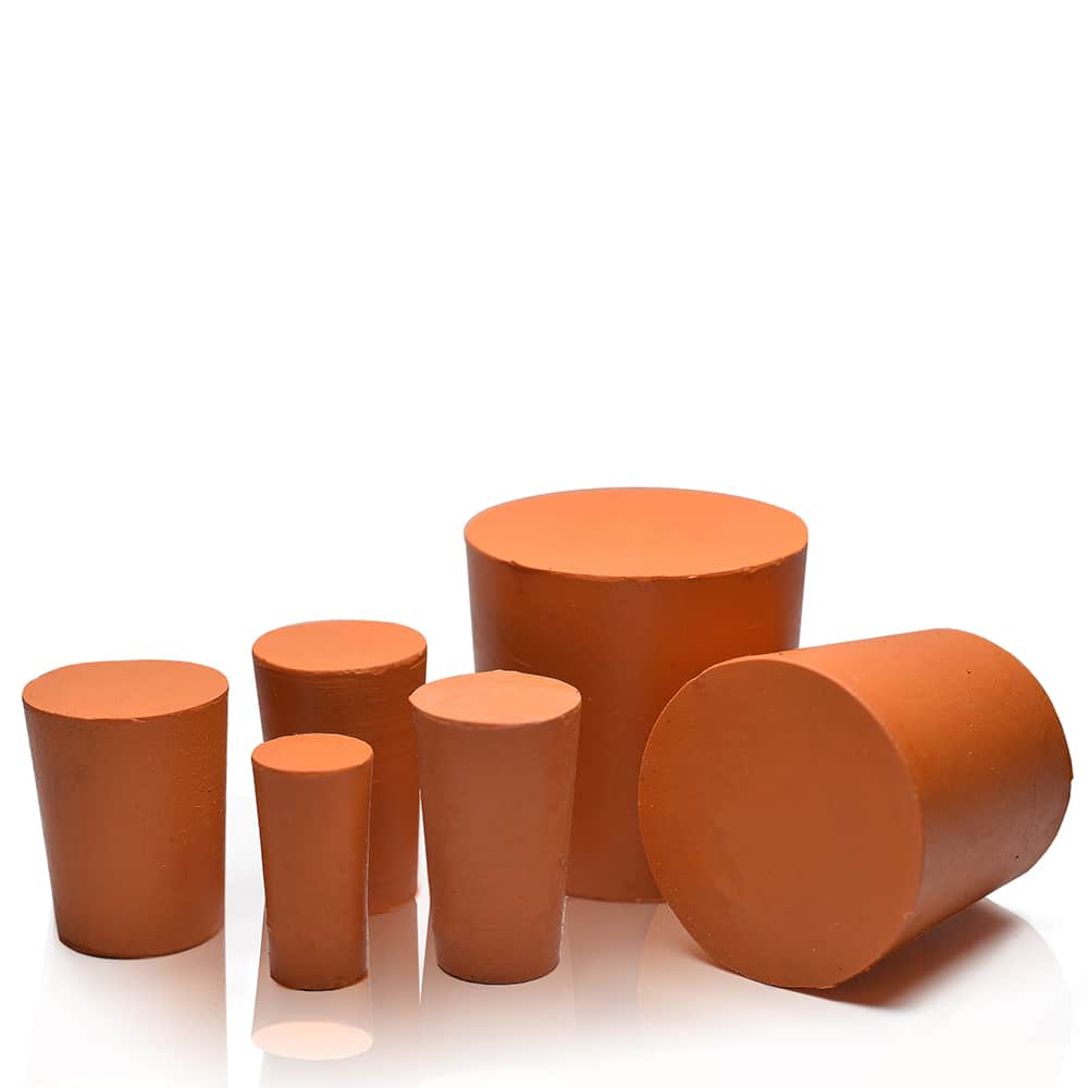 Eisco Solid Rubber Stopper Assortment Pack