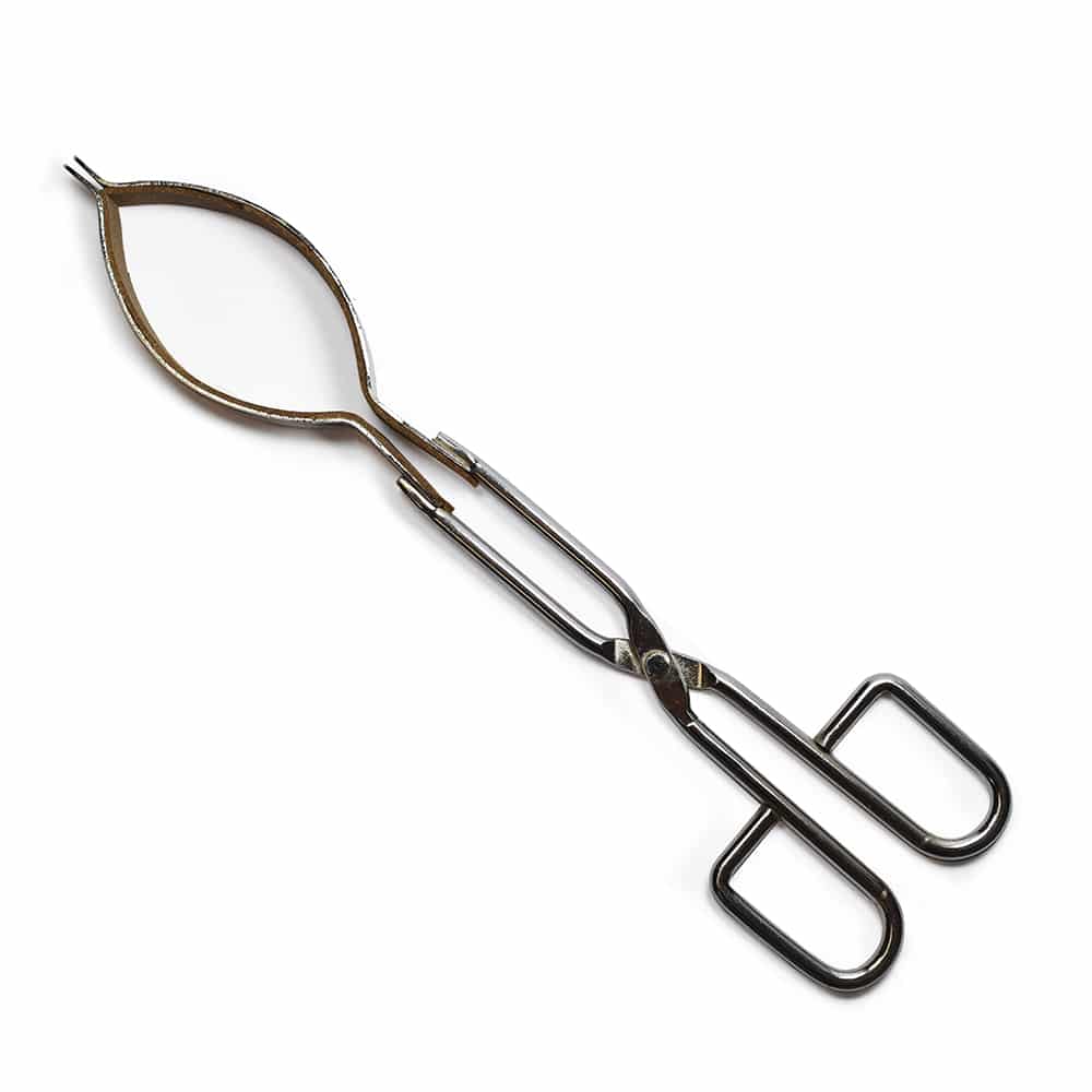 Clink Bow-Shape Beaker Tongs with Cork-Lined Jaws