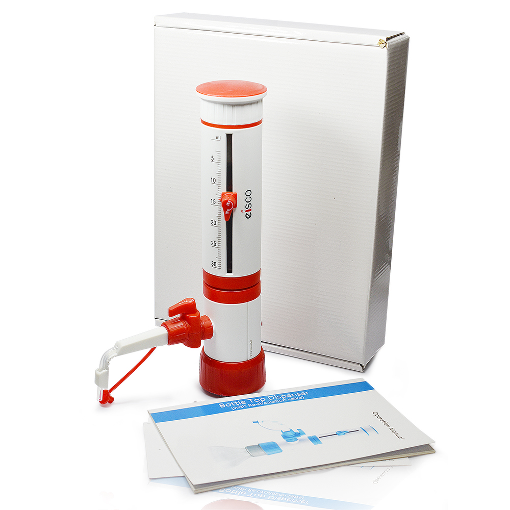Eisco Bottle Top Dispenser – 2.5–30 ml