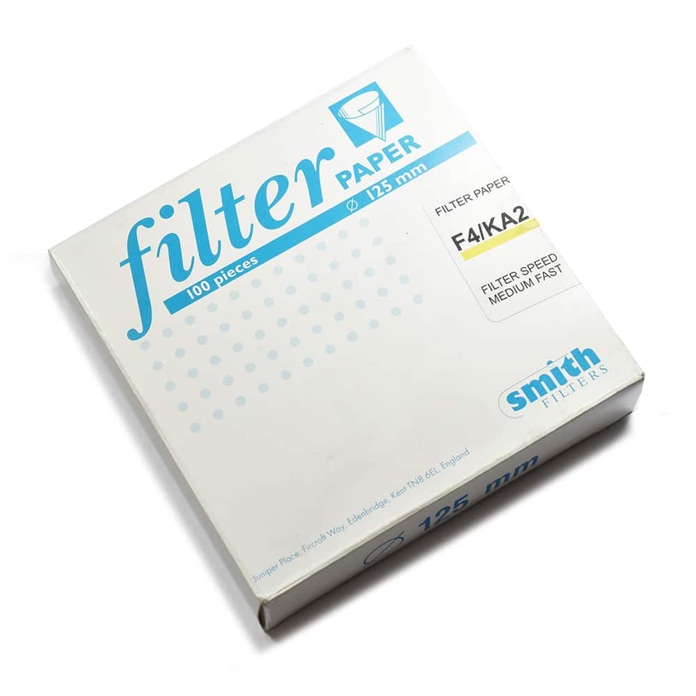 125mm Academy Filter Paper - Grade 4 (Box)