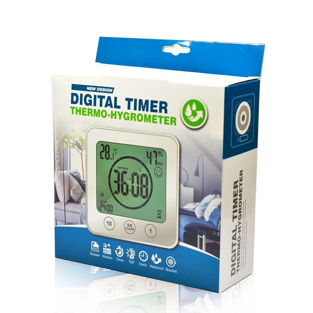 Labbox Metria Digital Thermo-Hygrometer with Timer –10 to +50 °C