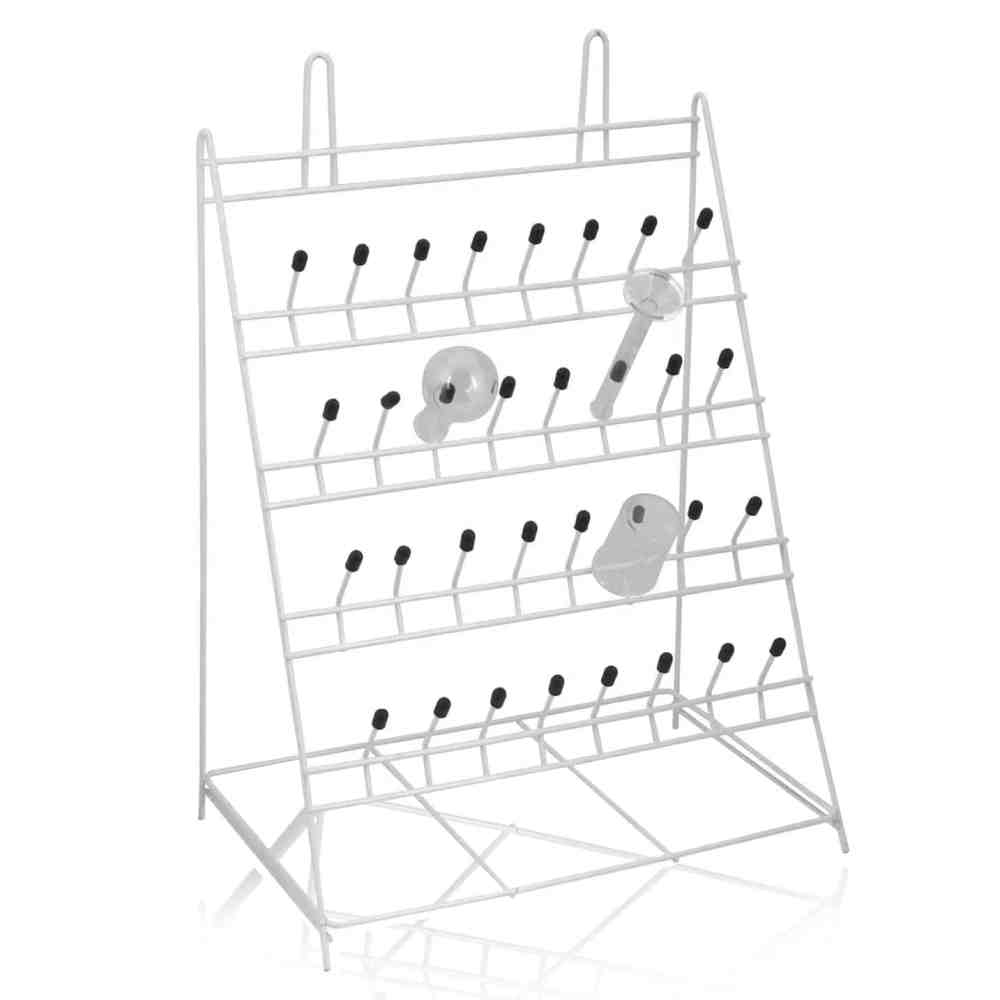 Metal Laboratory Draining Rack - 32 Pegs