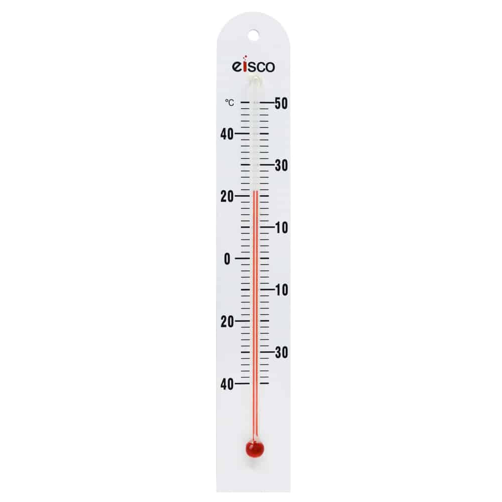 165mm Eisco Spirit Filled PVC Thermometer -40 to +50 °C
