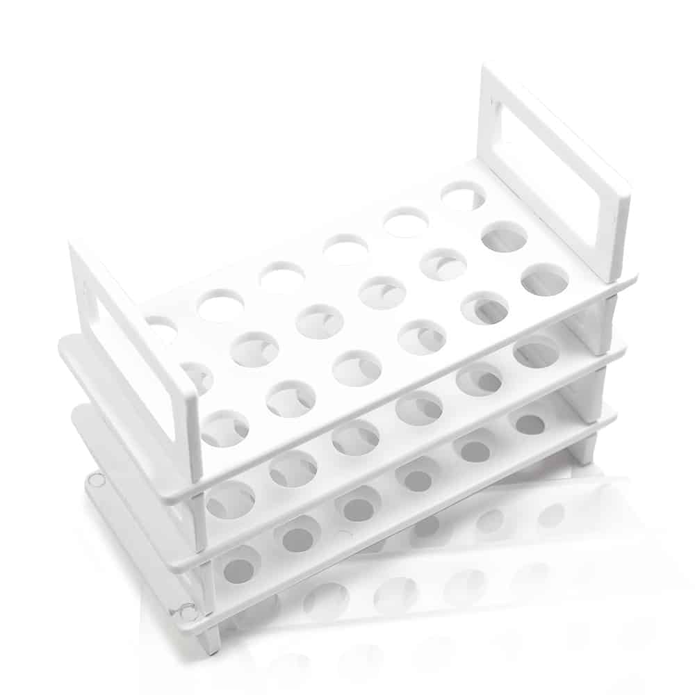 Polypropylene Test Tube Rack for Secure Storage