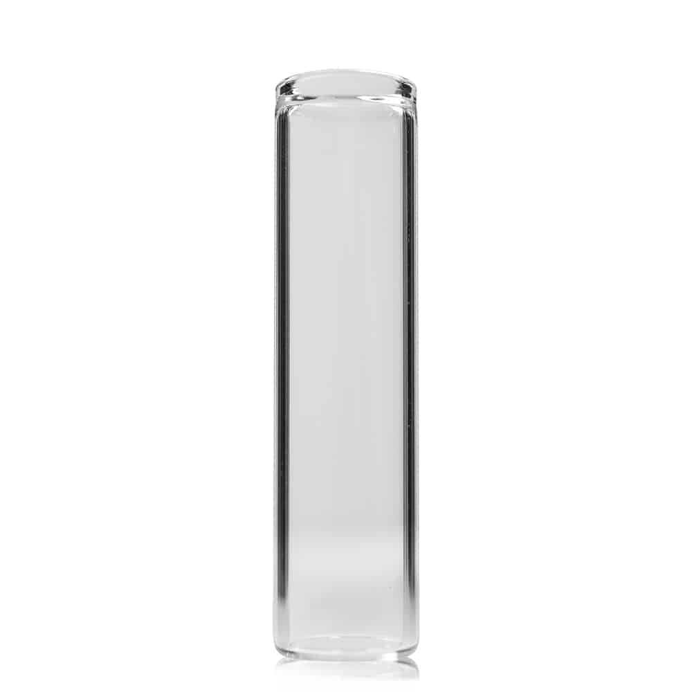 50×12mm Soda Glass Specimen Tube with Polythene Stopper