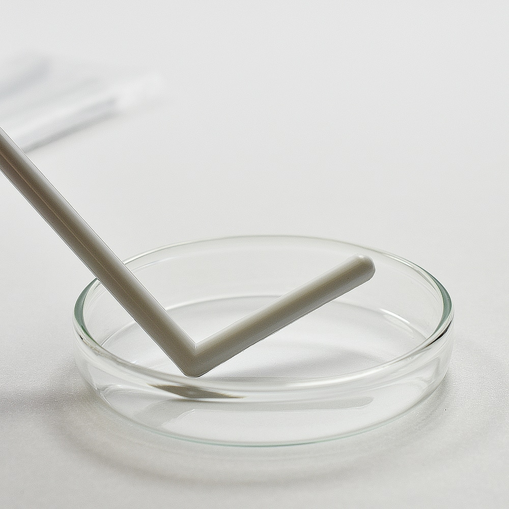 Spread with petri dish