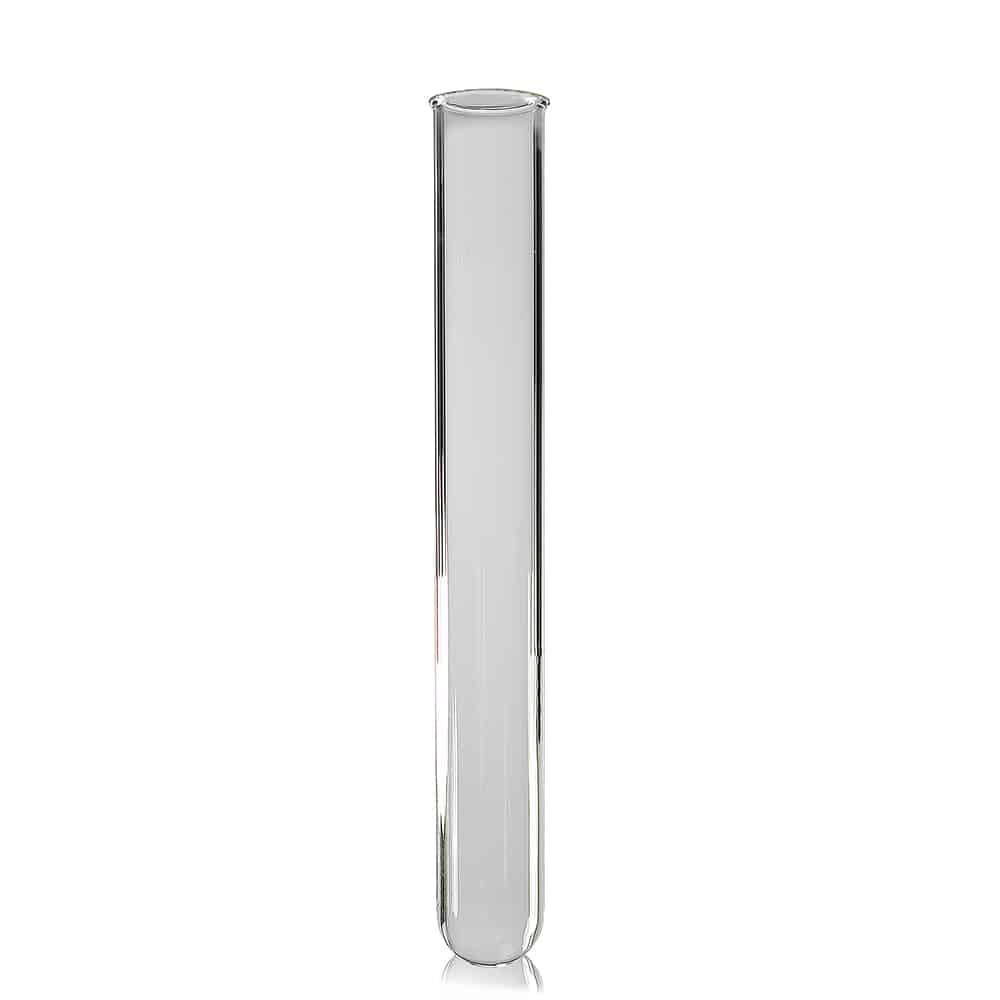 125×16mm Borosilicate Glass Test Tube – Rimmed With a 1.2 mm Wall