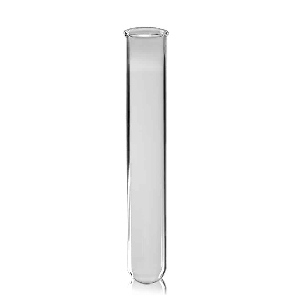 75×12mm Academy Borosilicate Glass Test Tube – Rimmed with 1mm Wall