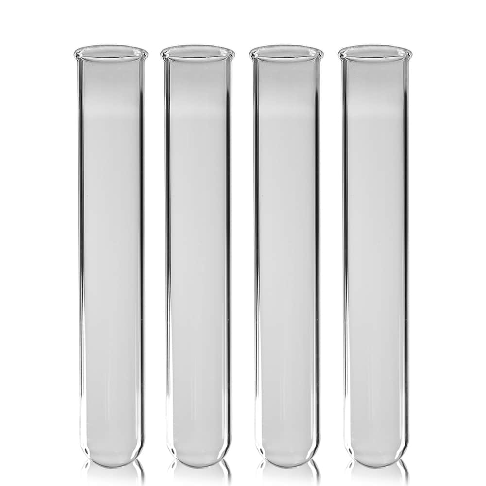 75ร12mm Academy Borosilicate Glass Test Tube โ Rimmed with 1mm Wall
