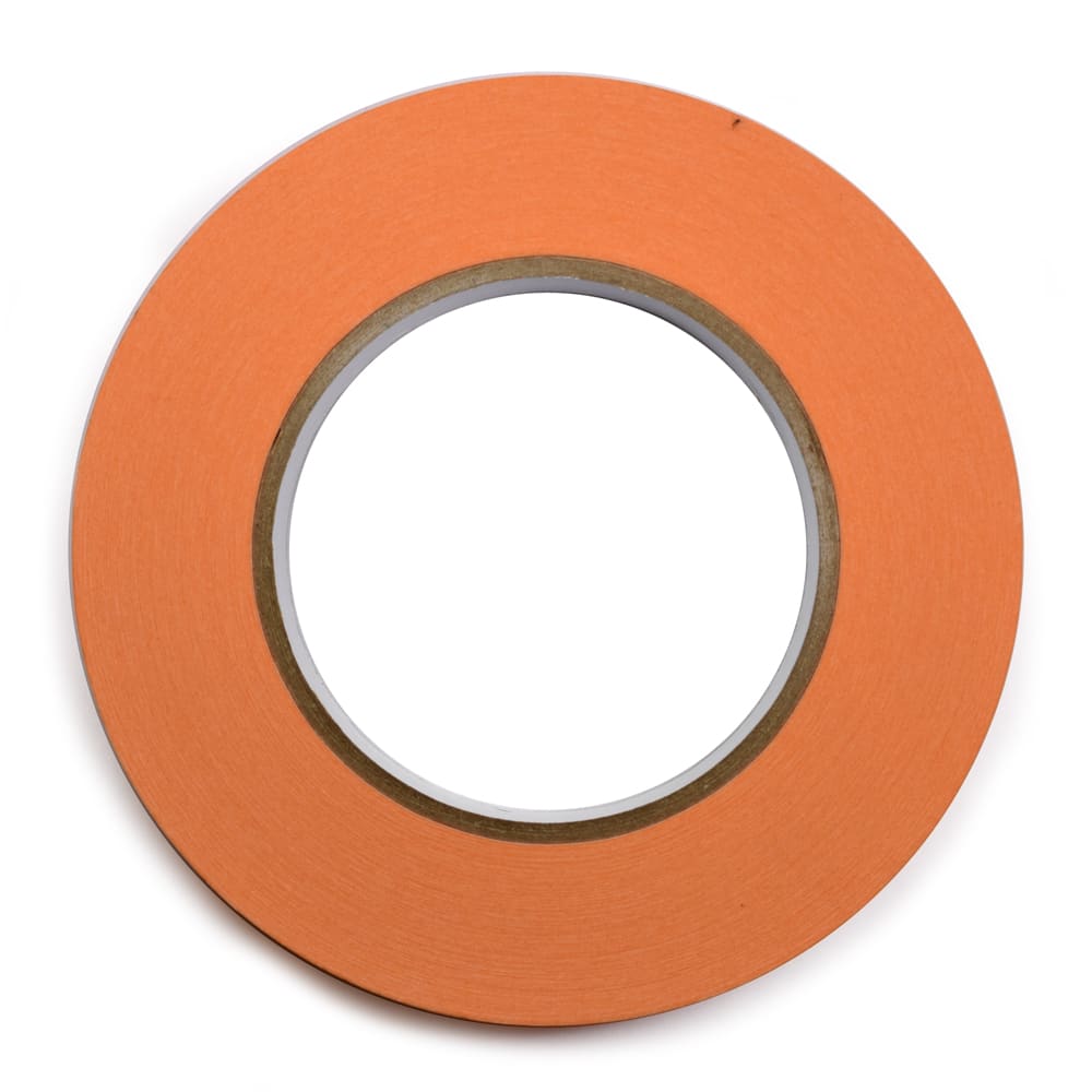 Orange Self-Adhesive Label Tape