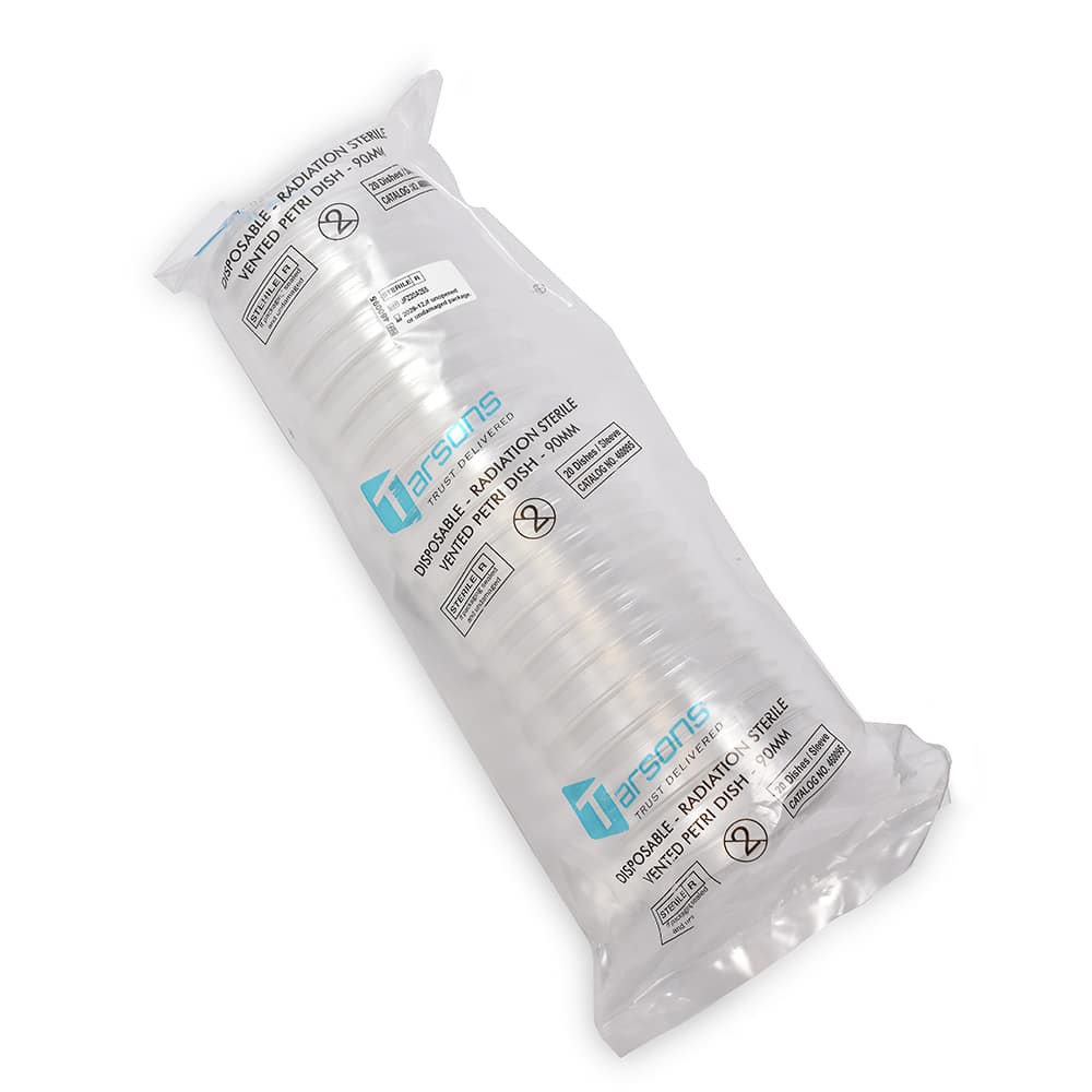 Class VI Polystyrene Sterile Vented Petri Dishes