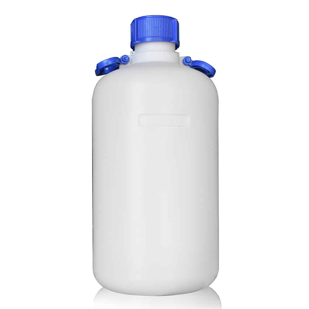 "Kartell Heavy-Duty Plastic Aspirator Bottle, 25 L